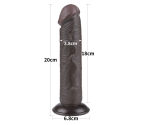 Sliding Hareketli Dış Yüzey Özel Seri Ultra Yumuşak 20 Cm Realistik Penis
