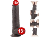Sliding Hareketli Dış Yüzey Özel Seri Ultra Yumuşak 23 Cm Realistik Penis