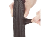 Sliding Hareketli Dış Yüzey Özel Seri Ultra Yumuşak 24 Cm Kemerli Penis