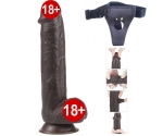Sliding Hareketli Dış Yüzey Özel Seri Ultra Yumuşak 24 Cm Kemerli Penis