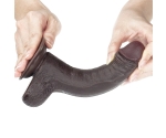 Sliding Hareketli Dış Yüzey Yumuşak 17 Cm Kemerli Takma Penis
