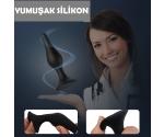 Solomon 4 Adet Farklı Boyutlara Sahip Vantuzlu Yumuşak Anal Plug Seti