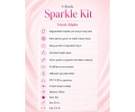 Sparkle Kit 9 Fonksiyonlu Titreşimli Soft Silikon Mor Masaj Vibratörü