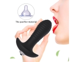 Spiral Ekstra Uyarıcı Gövde Tasarımlı  Titreşimli Anal Plug Spiral Ekstra Uyarıcı Gövde Tasarımlı  Titreşimli Anal Plug