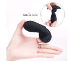 Spiral Ekstra Uyarıcı Gövde Tasarımlı  Titreşimli Anal Plug Spiral Ekstra Uyarıcı Gövde Tasarımlı  Titreşimli Anal Plug