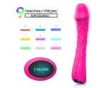 Sunshine 9 Fonksiyonlu Titreşimli Şarjlı Bükülebilir Damarlı Vibratör Dildo