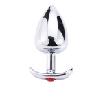 Taşlı Kolay Tutalabilir Metal Anal Plug