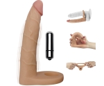 The Ultra Soft Double 18 Cm Titreşimli Ultra Yumuşak Anal Protez Penis Çift Yönlü İlişki