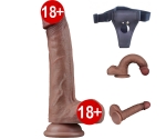 Ultra Özel Nature Cock Yumuşak Dokulu Çift Katmanlı 22 Cm Realistik Kemerli Penis Ultra Özel Nature Cock Yumuşak Dokulu Çift Katmanlı 22 Cm Realistik Kemerli Penis