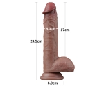 Ultra Özel Nature Cock Yumuşak Dokulu Çift Katmanlı 23 Cm Realistik Penis