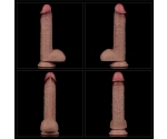 Ultra Özel Nature Cock Yumuşak Dokulu Çift Katmanlı 23 Cm Realistik Penis
