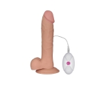 Ultra Yumuşak Özel Dokulu 23 Cm Titreşimli Strap On Penis Ultra Yumuşak Özel Dokulu 23 Cm Titreşimli Strap On Penis