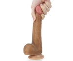 Ultra Yumuşak Silikon Özel Üretim 20 Cm Kemerli Penis