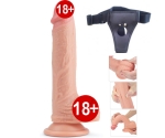 Ultra Yumuşak Silikon Özel Üretimı 21 Cm Belden Bağlamalı Penis  Ultra Yumuşak Silikon Özel Üretimı 21 Cm Belden Bağlamalı Penis