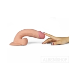 Lovetoy Ultra Yumuşak Özel Dokulu 23 Cm Titreşimli Realistik Penis