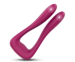 Vanessa Aynı Anda 2 Bögle Uyarıcı Kıkırdaklı Fonksiyonel Şarjlı Vibratör