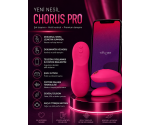 We-Vibe Chorus Pro Electric Pink Uygulama ve Uzaktan Kumandalı Çift Vibratörü