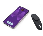 We-Vibe Moxie Satin Black Telefon Kontrollü Giyilebilen Çiftlere Özel Vibratör