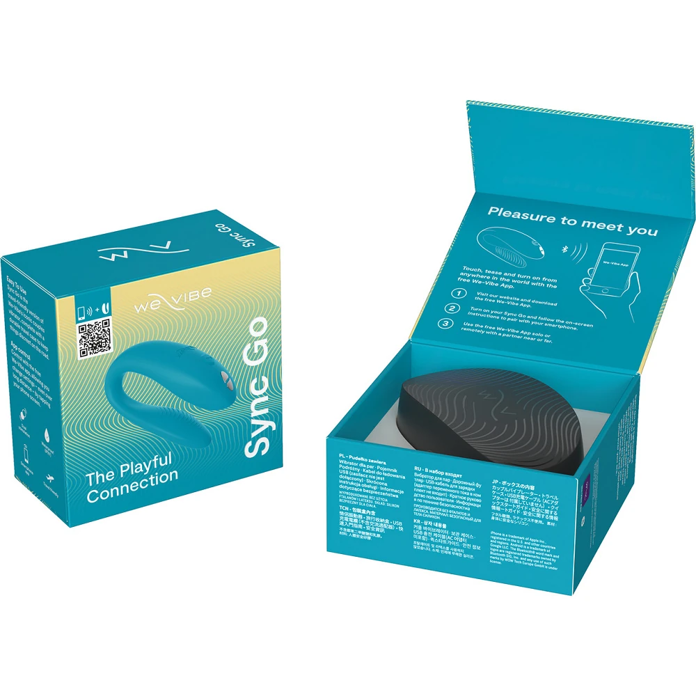 We-Vibe Sync Go Giyilebilir Turkuaz Vibratör