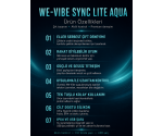 We-Vibe Sync Lite Aqua Giyilebilir App Kontrollü Çiftlere Özel Vibratör