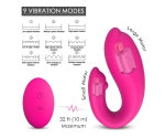 Winter-Rct Çiftlere Özel Kumandalı 9 Modlu Titreşimli Pembe Vibratör