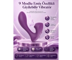 Wistaria 9 Modlu Titreşimli ve 9 Emiş Modlu G-Bölgesi Klitoris Vibratör