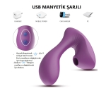 Wistaria 9 Modlu Titreşimli ve 9 Emiş Modlu G-Bölgesi Klitoris Vibratör