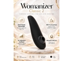 Womanizer Classic 2 Siyah Emiş Yapabilen 10 Fonksiyonlu Klitoris Vibratör
