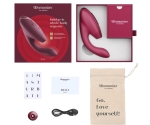 Womanizer Duo 2 Bordeaux Air klitoral Stimülatör ve Güçlü G-Spot Vibratörü