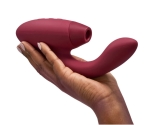 Womanizer Duo 2 Bordeaux Air klitoral Stimülatör ve Güçlü G-Spot Vibratörü