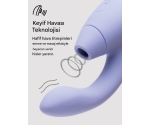 Womanizer Duo 2 Lilac Air klitoral Stimülatör ve Güçlü G-Spot Vibratörü