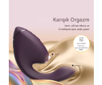 Womanizer Next Duo Dark Purple 3D Pleasure Air ile Klitoral ve G Noktası Vibratörü