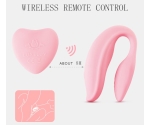 Wowyes 2U Kumandalı Çiftlere Özel 8 Modlu Titreşimli Şarjlı Pembe Vibratör Wowyes 2U Kumandalı Çiftlere Özel 8 Modlu Titreşimli Şarjlı Pembe Vibratör