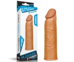X-Tender Realistik Dokuda 2.5 Cm Uzatmalı Penis Kılıfı-LV1050B