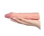 X- Tender Realistik Dokulu 5 Cm Uzatmalı Penis Kılıf-LV1053F