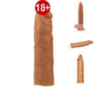 X- Tender Realistik Dokulu  5cm Uzatmalı Penis Kılıfı-LV1053B X- Tender Realistik Dokulu  5cm Uzatmalı Penis Kılıfı-LV1053B