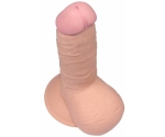 Yeni Nesil Ultra Yumuşak Dokulu 18 Cm Belden Bağlamalı Realistik Penis-1084