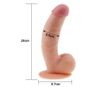 Yeni Nesil Ultra Yumuşak Özel Dokulu 18 Cm Realistik Kemerli Penis-1081 Yeni Nesil Ultra Yumuşak Özel Dokulu 18 Cm Realistik Kemerli Penis-1081