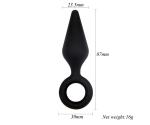 Yumuşak Dokulu Özel Siyah Slikon Anal Plug Yumuşak Dokulu Özel Siyah Slikon Anal Plug