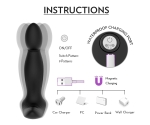 Zeus-Rct 9 Modlu Titreşimli Anal Vajinal ve Klitoris Özel Kumandalı Şarjlı Vibratör Zeus-Rct 9 Modlu Titreşimli Anal Vajinal ve Klitoris Özel Kumandalı Şarjlı Vibratör