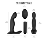 Zeus-Rct 9 Modlu Titreşimli Anal Vajinal ve Klitoris Özel Kumandalı Şarjlı Vibratör Zeus-Rct 9 Modlu Titreşimli Anal Vajinal ve Klitoris Özel Kumandalı Şarjlı Vibratör