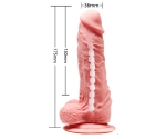 Zhanya 17 Cm Çift Katmanlı&Kıkırdaklı Ultra Yumuşak Kemerli Penis  Zhanya 17 Cm Çift Katmanlı&Kıkırdaklı Ultra Yumuşak Kemerli Penis