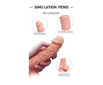 Zouma 19 Cm Çift Katmanlı&Kıkırdaklı Ultra Yumuşak Kemerli Penis  Zouma 19 Cm Çift Katmanlı&Kıkırdaklı Ultra Yumuşak Kemerli Penis