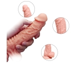 Zouma 19 Cm Çift Katmanlı&Kıkırdaklı Ultra Yumuşak Kemerli Penis  Zouma 19 Cm Çift Katmanlı&Kıkırdaklı Ultra Yumuşak Kemerli Penis