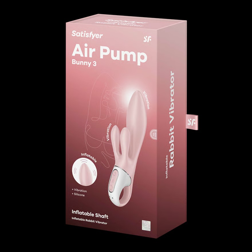 Satisfyer Air Pump Bunny 3 Şişirilebilir Rabbit Titreşimli Vibratör