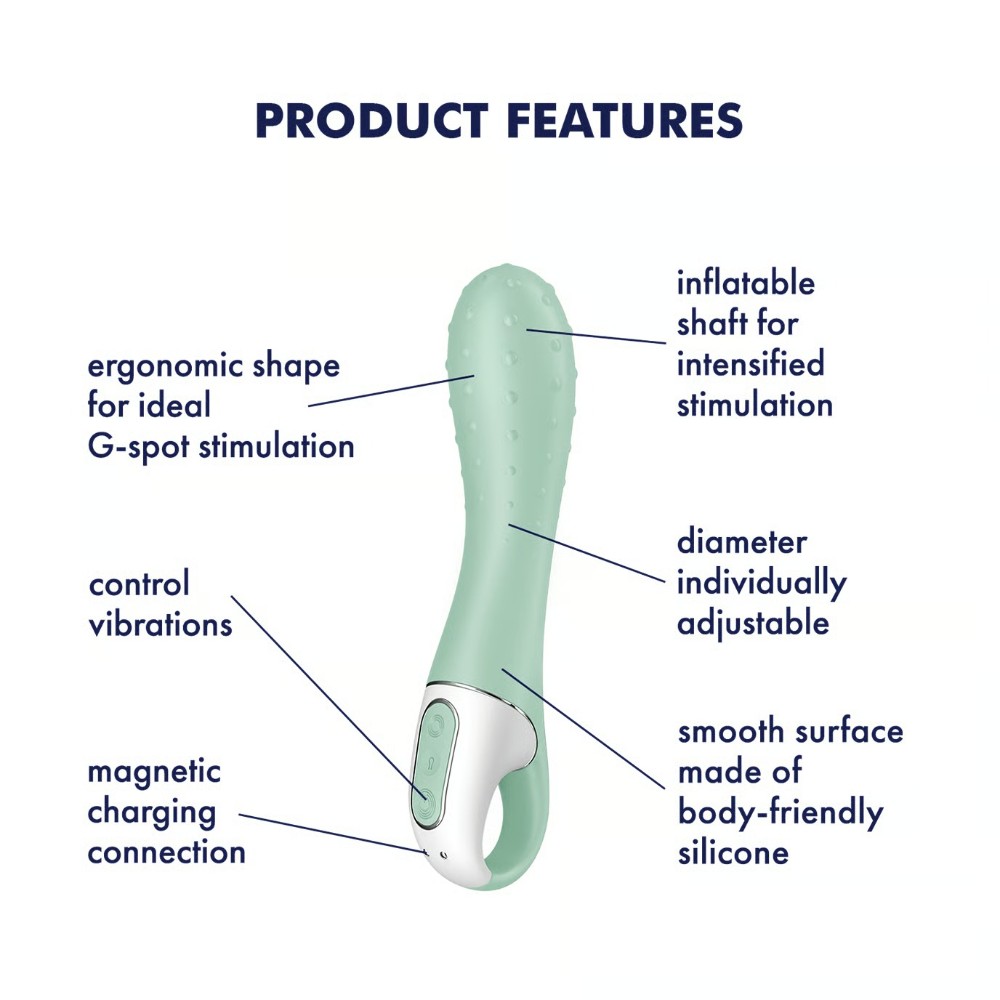 Satisfyer Air Pump Vibrator 3 Şişirilebilir G-Spot Titreşimli Vibratör