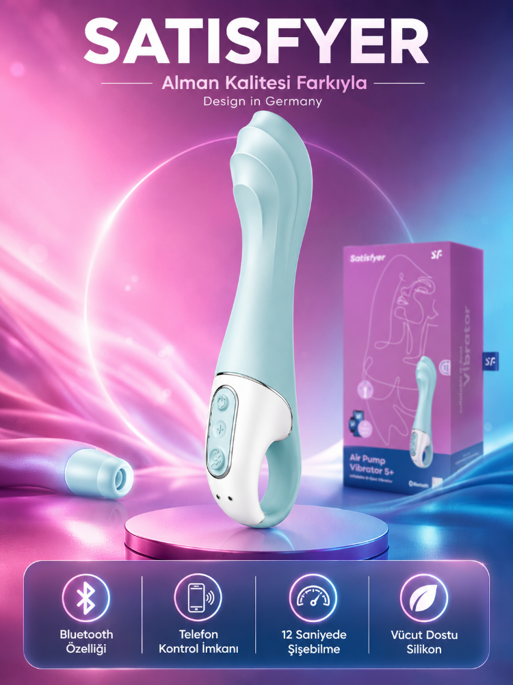 Satisfyer Bold Lover Dark Pink 12 Farklı Titreşim Modlu Parmak Vibratörü 