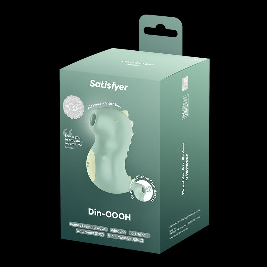 Satisfyer Din-OOOH USB-C Şarjlı Hava Dalgası ve Titreşimli Masaj Cihazı