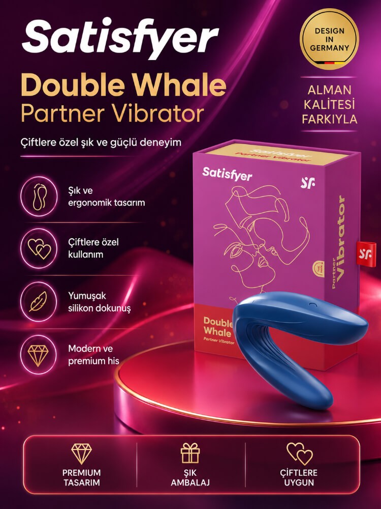 Satisfyer Double Whale Çiftlere Özel Vibratör