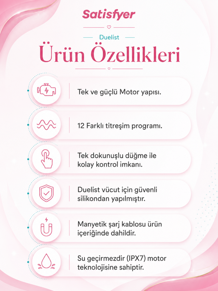 Satisfyer Duelist blue 12 Farklı Titreşim Modlu Penis Halkası 
